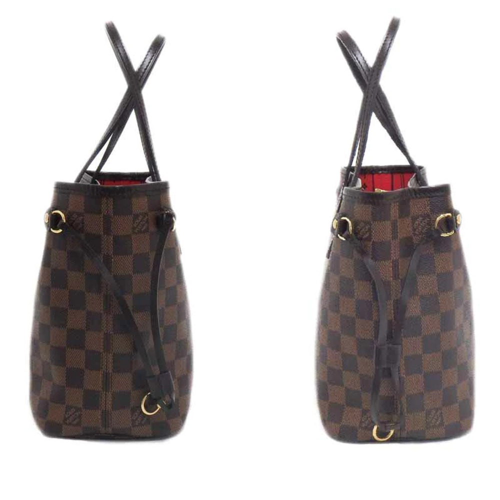 Louis Vuitton Neverfull Tote Bag Brown Ebene Damier Brown